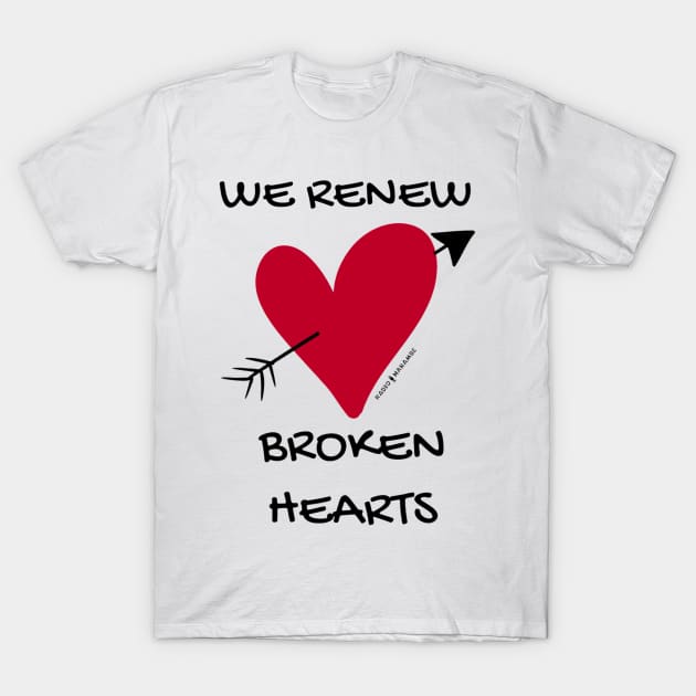 Broken Hearts T-Shirt by RadioHarambe